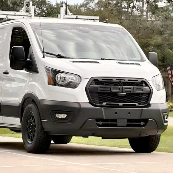 Ford Transit MK8 Trail Raptor Style Grille 2019-2025 Front Bumper Replacement Matte Black Grill