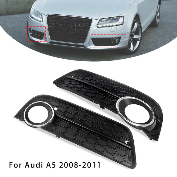 8T0 807 681 For Audi A5 2007-2012 A Pair Of Car Fog Lamp Grilles 8T0 807 682