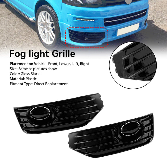 Volkswagen 2010-2015 Transporter Caravelle T5 T5.1 S-Line Fog Lamp Light Cover Insert S-line Grill
