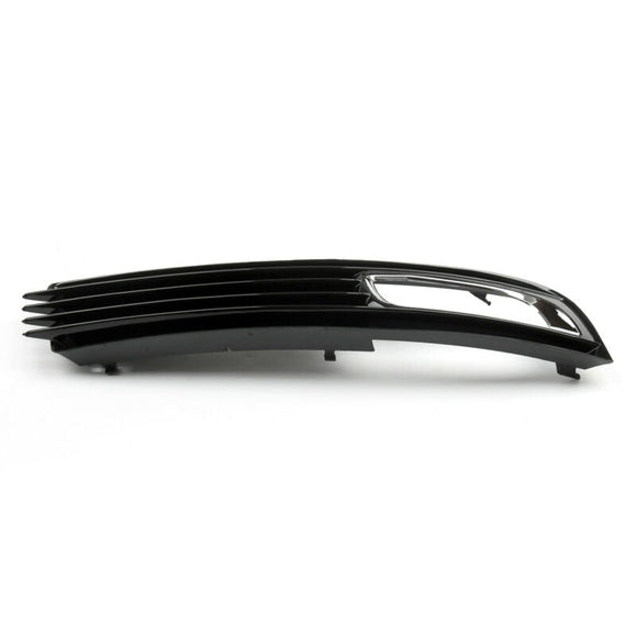 2008-2010 Audi A8 D3 Pair Lower Front Bumper Grille Fog Light Grill Chromed Black