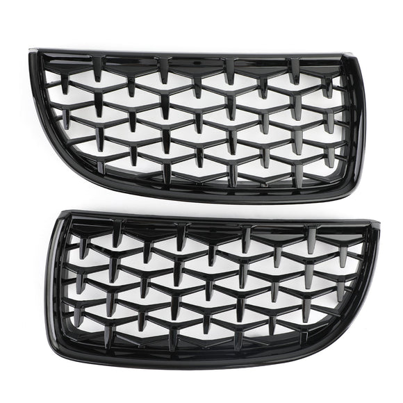 BMW 2005-2008 E90 Serie 3 335i/328i/320d/330i/325i Berlina Meteor Griglia a rene nera Griglia a rete
