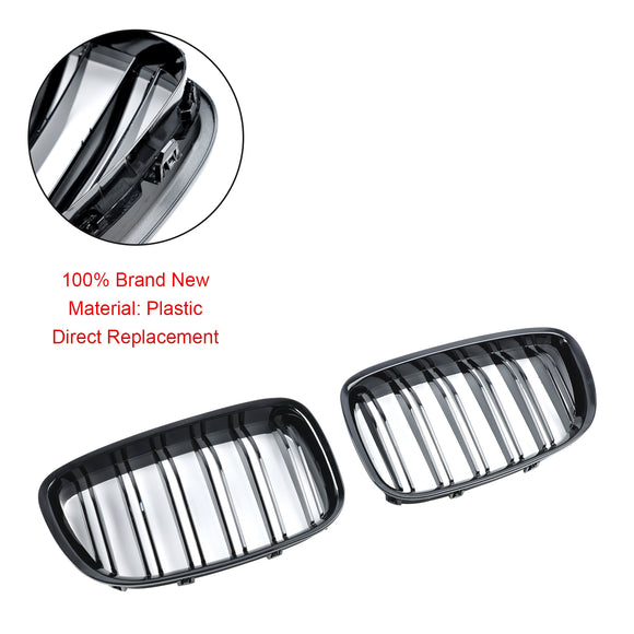 BMW Serie 5 GT F07 2009-2017 535i GT/550i GT/528i GT/540i GT Griglia con rene anteriore Griglia nera lucida