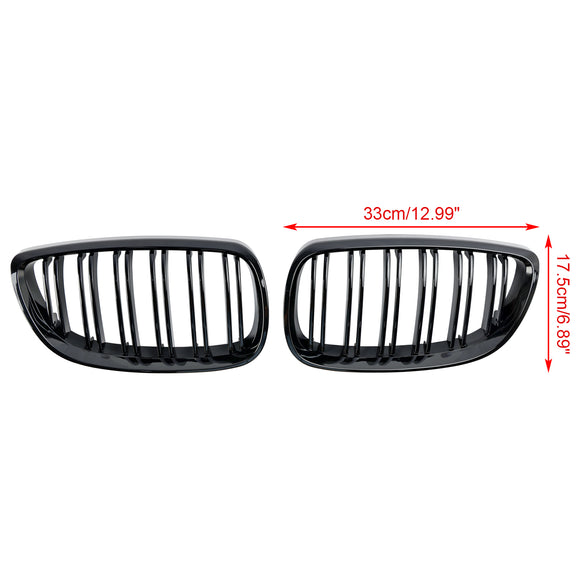 Griglia del rene anteriore BMW Serie 3 M3 (E92/E93) 2008-2013 Griglia nera lucida