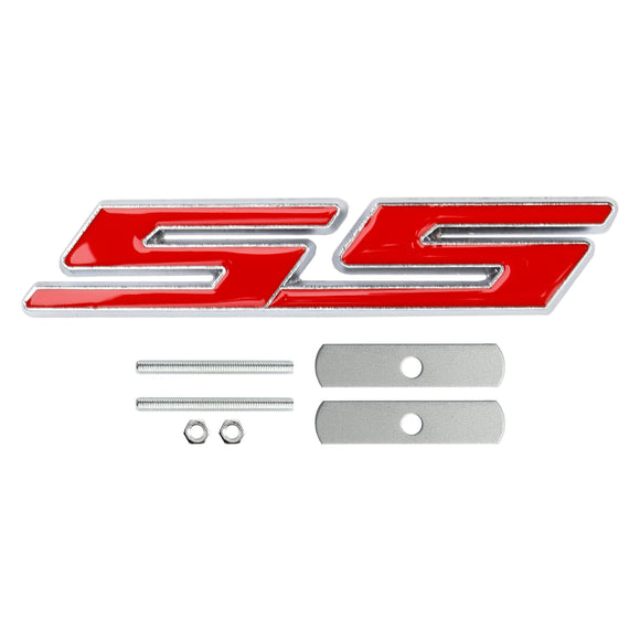 Front Grille SS Emblem for Chevrolet Chevy Camaro Impala Malibu Holden Decal Badge