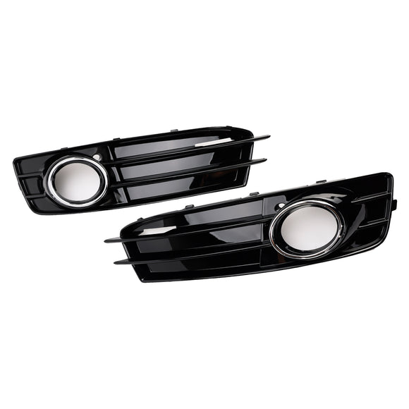 Audi A3 S-Line S3 2009-2013 Front Lower Bumper Grille Fog Light Cover 8P0807682 8P0807681