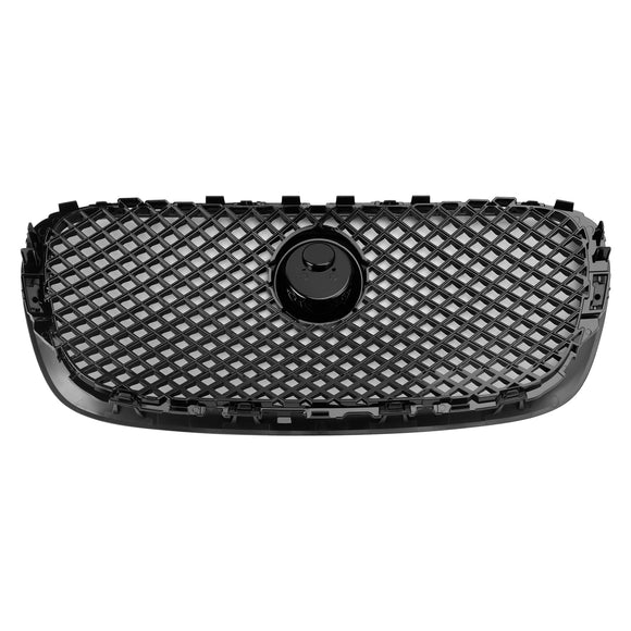 2008-2011 Jaguar XF XF-R Style Grill Gloss Black Front Bumper Replacement Grille