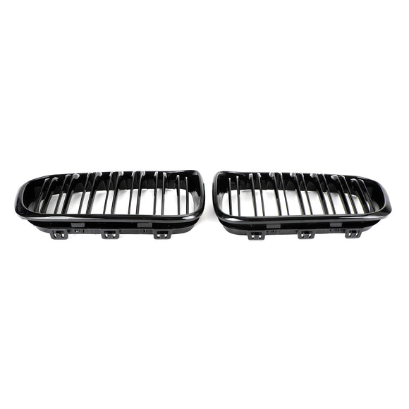 Griglia con rene anteriore, griglia nera lucida per BMW Serie 1 F20/F21 116d/118d/120d/118i/125i 2015-2017