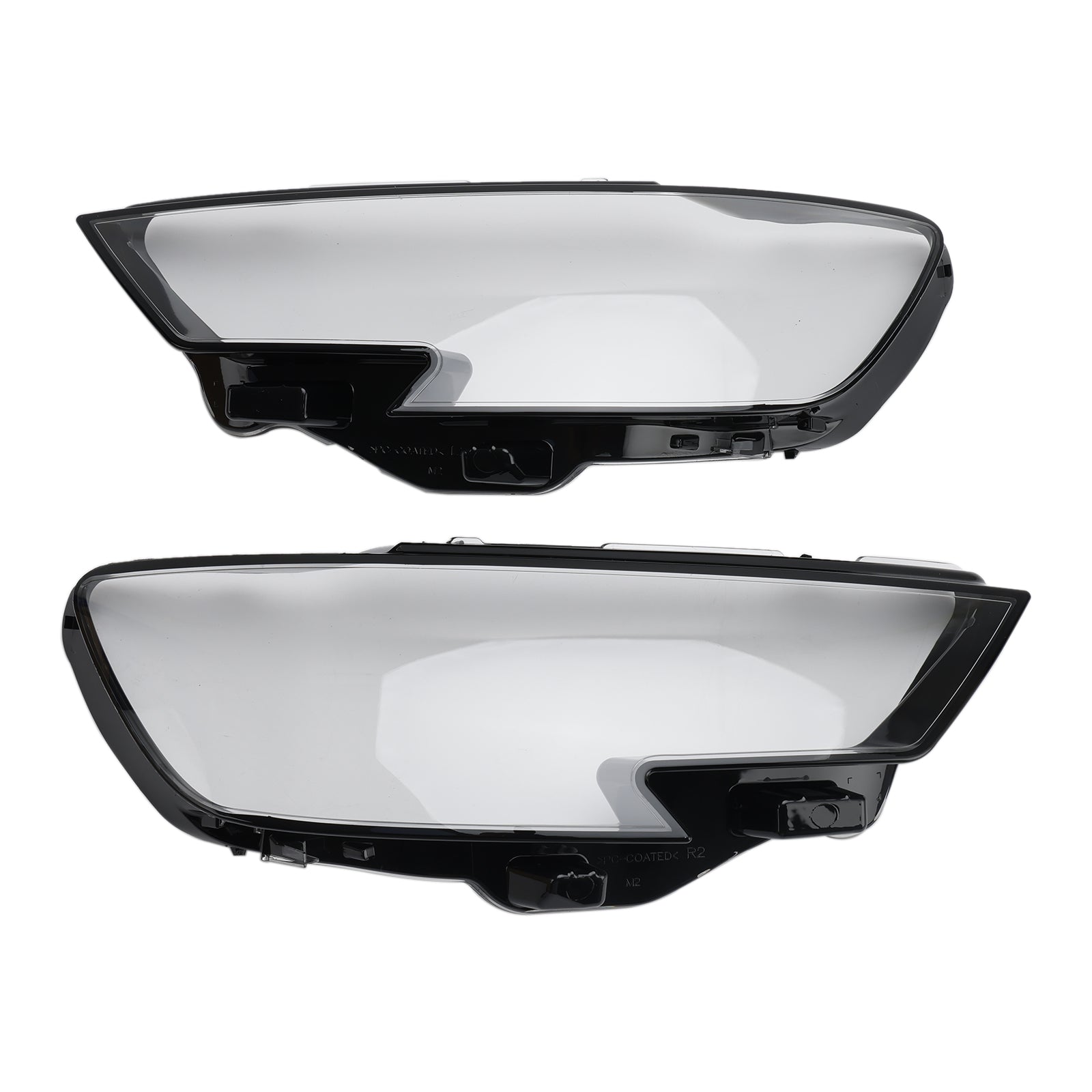 Left +Right Headlight Lens Plastic Cover Shell 8V0941783,8V0941784