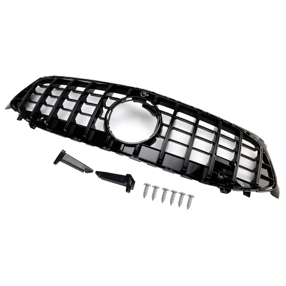 Mercedes Clase CLA W118 Parrilla de parachoques delantera negra estilo GTR C118 2024-2025