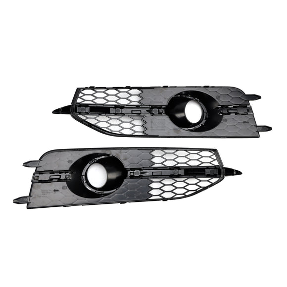 Audi A7 S-Line/S7 2012-2015 parachoques delantero negro rejilla de luz antiniebla cubierta de parrilla inferior de panal 4G8807681C9B9 4G8807682C9B9