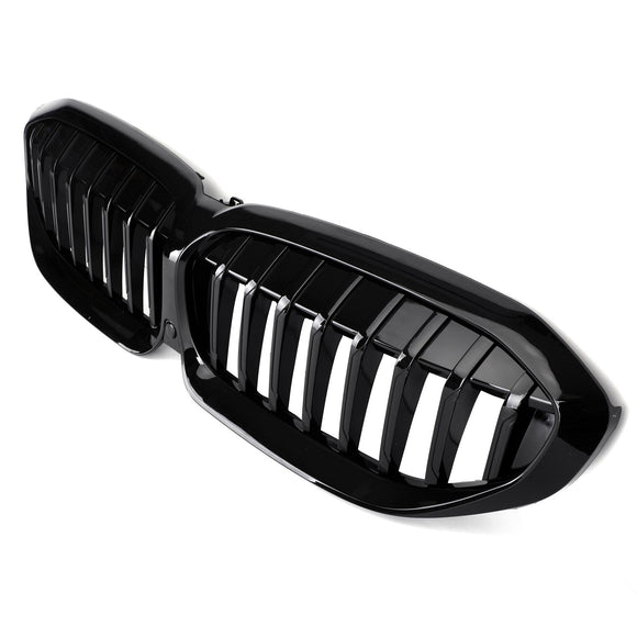 2019-2020 BMW 3 Series G20 Front Grill Kidney Black Front Bumper Replacement Grille
