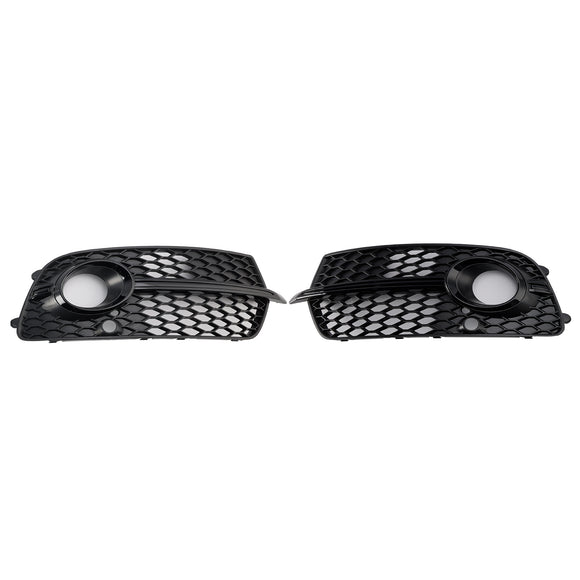 Audi Q5 S-Line/SQ5 2013-2017 Parachoques delantero Luz antiniebla Parrilla Cubierta inferior Rejilla de repuesto negra