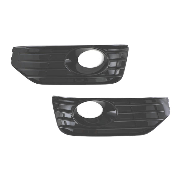 Volkswagen 2010-2015 Transporter Caravelle T5 T5.1 S-Line Fog Lamp Light Cover Insert S-line Grill Gloss Black