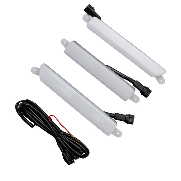 Luci LED bianche/gialle della griglia del paraurti anteriore 2016-2023 del guardia forestale T6/T7 limitato/XL/XLT/Wildtrak di Ford