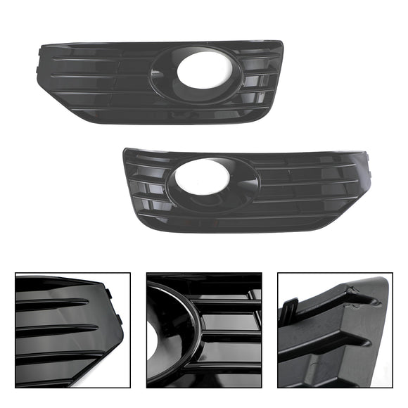 Volkswagen 2010-2015 Transporter Caravelle T5 T5.1 S-Line Fog Lamp Light Cover Insert S-line Grill Gloss Black