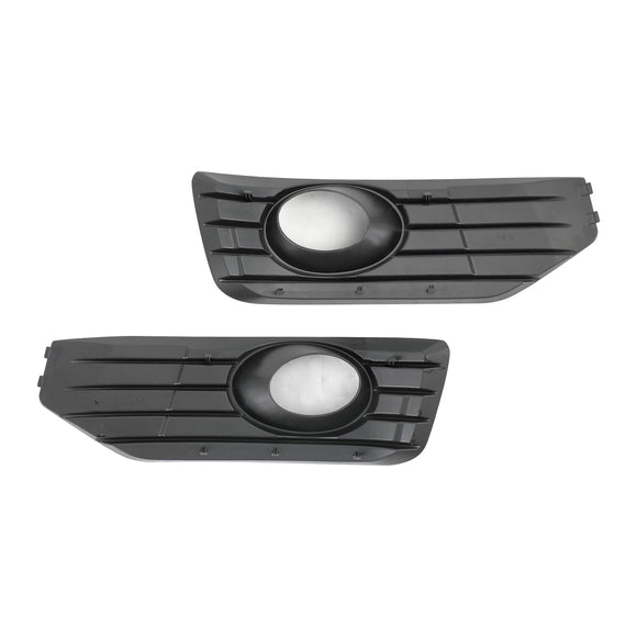 Volkswagen 2010-2015 Transporter Caravelle T5 T5.1 S-Line Fog Lamp Light Cover Insert S-line Grill Gloss Black