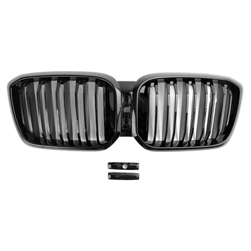 2022-2023 BMW X4 G02 xDrive30i/xDrive20d/xDrive30d/xDrive30e/M40i Calandre avant noire brillante