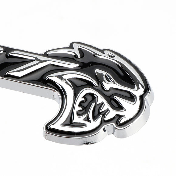 Front Grille SRT Hellcat Emblem For Charger Challenger SRT Chrome Black / Chrome Red / Red Black Badge