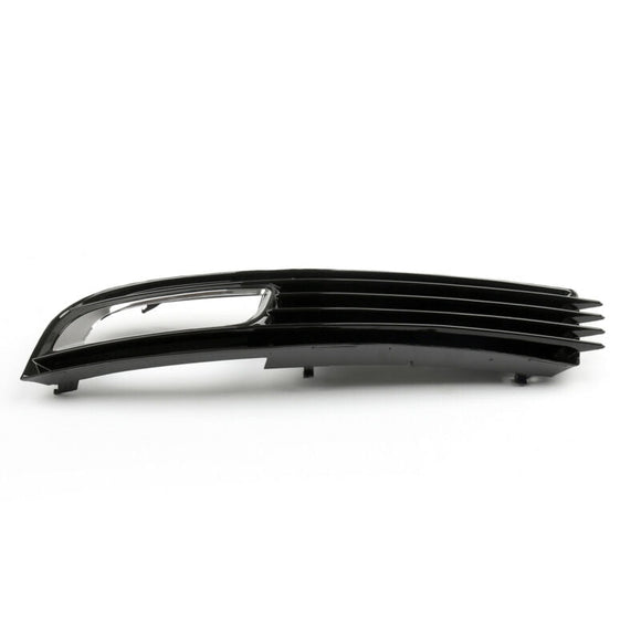 2008-2010 Audi A8 D3 Pair Lower Front Bumper Grille Fog Light Grill Chromed Black