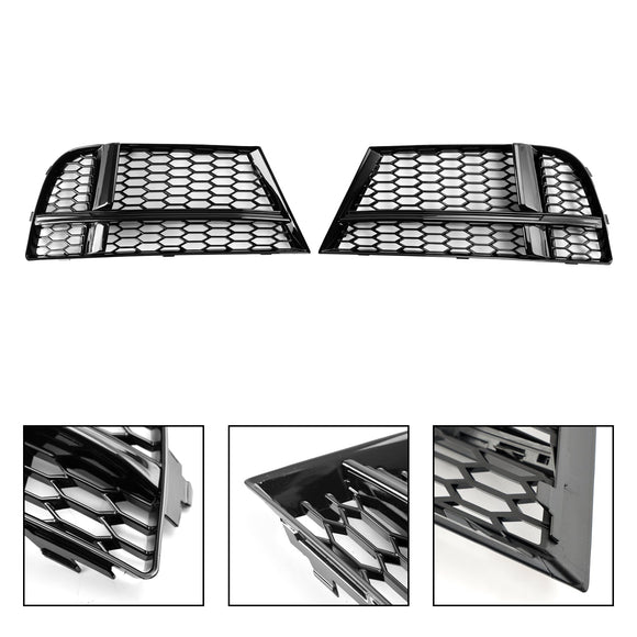 2017-2020 Audi A3 S-Line / S3 8V Honeycomb Lower Grill Front Bumper Fog Light Lower Black Cover Grille 8V3807681AE 8V3807682Q