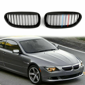 2004-2010 BMW Serie 6 E63 Coupé/E64 Convertibile 645ci 650i e M6 Griglia M Color Nero Lucido - 0