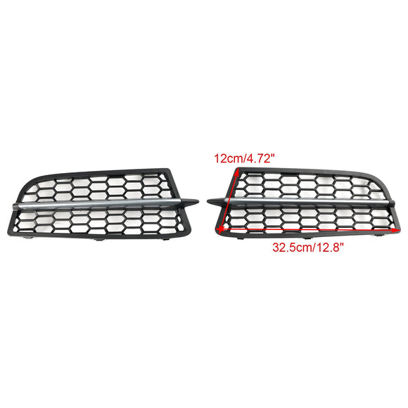BMW 2011-2015 Serie 1 F20 F21 M 2 piezas parachoques delantero luz antiniebla cubierta bisel parrilla parrilla