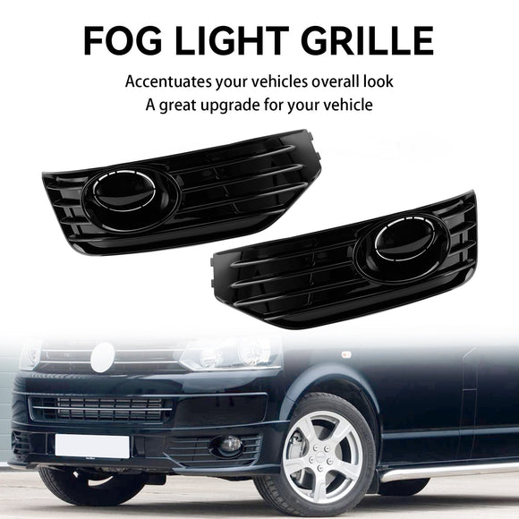 Volkswagen 2010-2015 Transporter Caravelle T5 T5.1 S-Line Fog Lamp Light Cover Insert S-line Grill