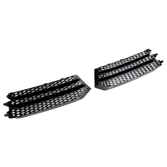 2015-2018 Audi A1 8X Honeycomb Lower Grile Front Bumper Pair Fog Light Cover Grill 8XA807681B 8XA807682B