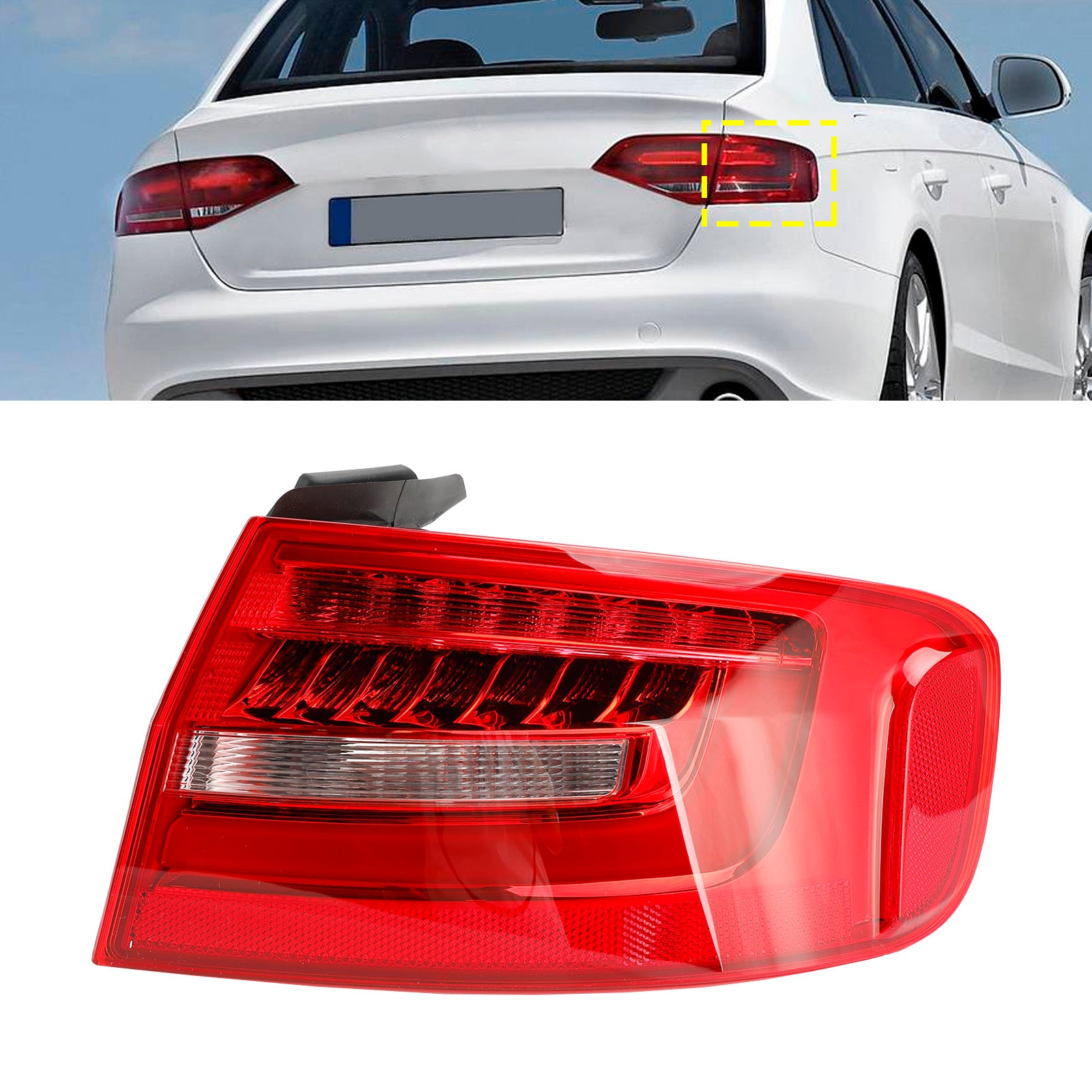 Right Outer Rear Tail Light Lamp 8K5945096AC For Audi A4 B8.5PA Right Outer Rear Tail Light Lamp 8K5945096AC For Audi A4 B8.5PA