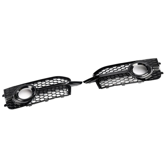 Audi A1 S-Line 8X 2011-2014 2 pezzi paraurti anteriore griglia fendinebbia nera griglia di copertura a nido d'ape 8X0807682B 8X0807681B