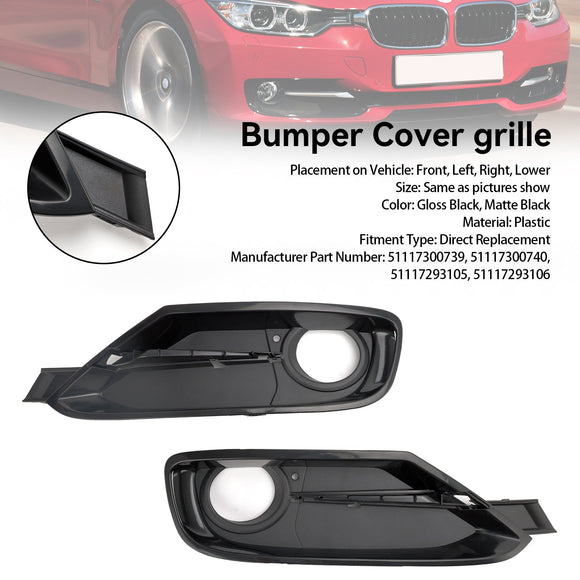 BMW 3er 2014–2015 328d 328d xDrive 2 Stück Frontstoßstangen-Nebelscheinwerfer-Gitterabdeckungen