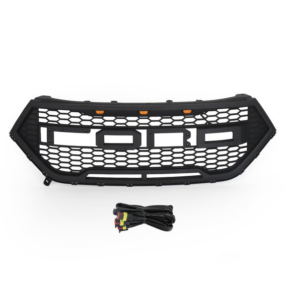 Calandre supérieure de pare-chocs avant Ford Edge SE/SEL/Titanium/Sport 2015-2018, calandre noire de style Raptor