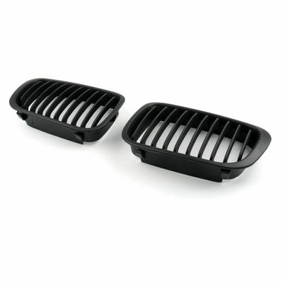 1998-2001 BMW E46 4 puertas 3 Serie 318i/320i/325i/330i/318d/320d Parrilla delantera tipo riñón Rejilla negra mate - 0