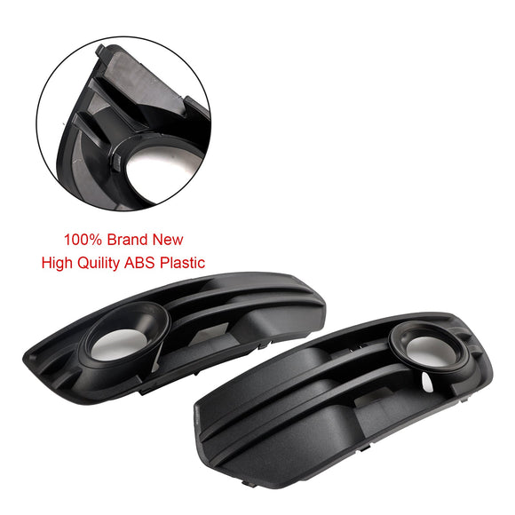 Audi 2009-2012 Q5 parachoques delantero estándar 2 piezas parachoques delantero parrilla luz antiniebla cubiertas de lámpara