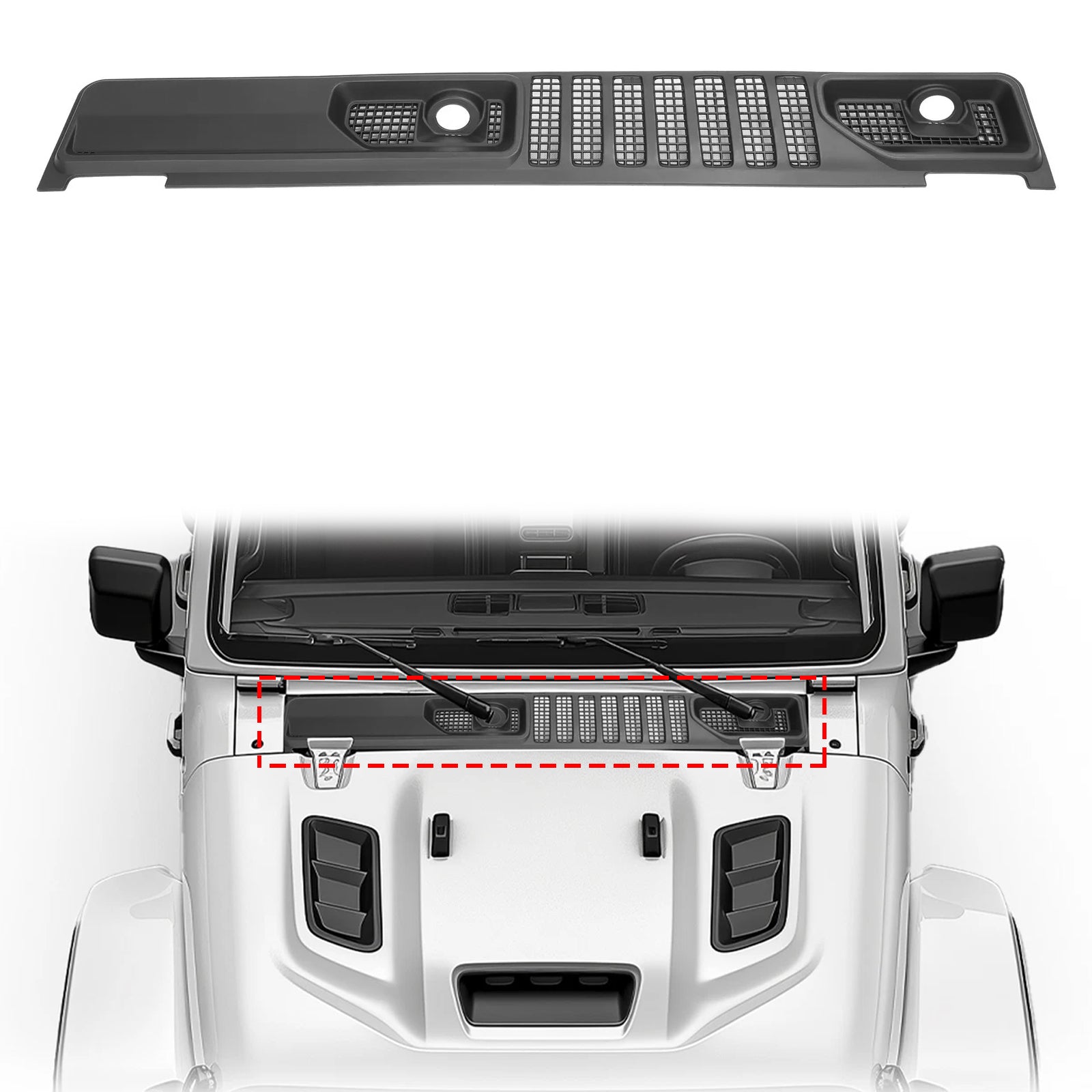 2020-2024 Jeep Gladiator JT Wiper Cowl Panel XAPT000004643
