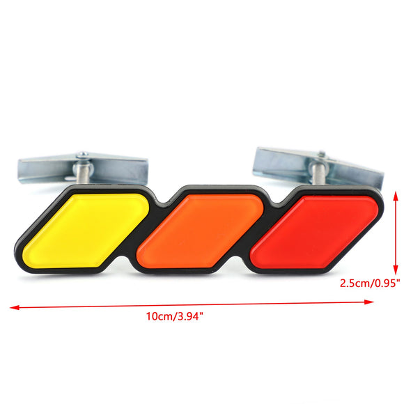 Yellow/Orange/Red Front Grill Badge For Toyota Tacoma 4Runner Tundra