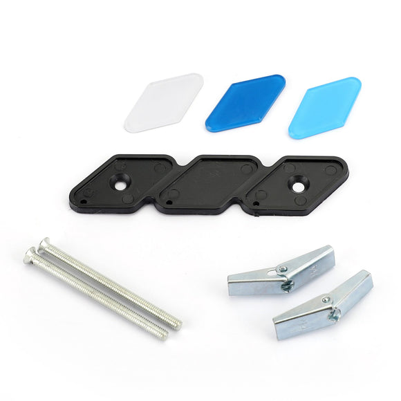 Quad Toyota Tacoma 4Runner Tundra Emblema della griglia anteriore con stemma bianco/blu