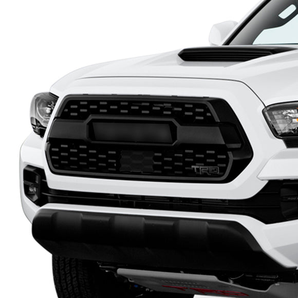 Distintivo della griglia TRD per Tacoma Tundra 4Runner Emblema della griglia anteriore rosso/nero/cromato