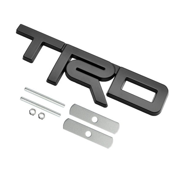 Distintivo della griglia TRD per Tacoma Tundra 4Runner Emblema della griglia anteriore rosso/nero/cromato