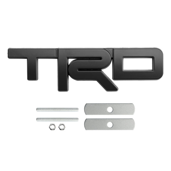 Distintivo della griglia TRD per Tacoma Tundra 4Runner Emblema della griglia anteriore rosso/nero/cromato