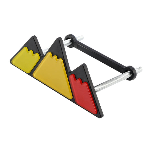 Toyota Tacoma Tundra 4Runner Yellow/Red Tri-Color Mountain Badge Grille Emblem