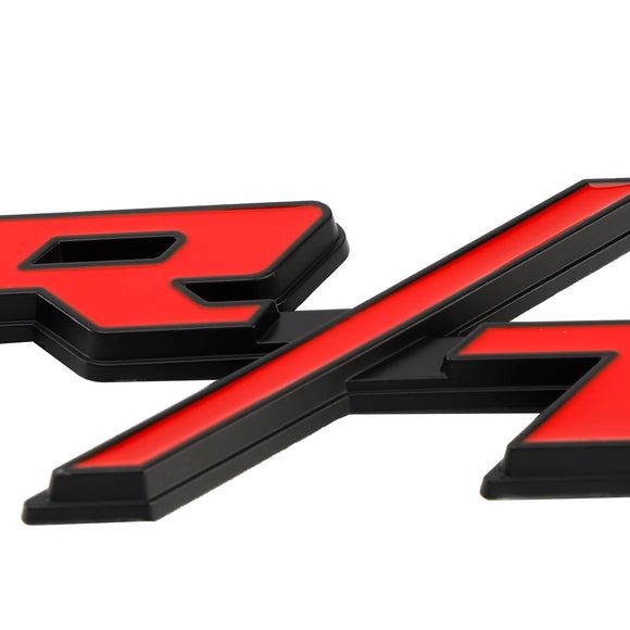 Badge R/T pour calandre de pare-chocs avant, pour Dodge Charger Challenger, rouge/Chrome/noir/rouge, Badge noir