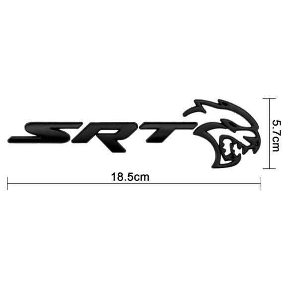Emblema della decalcomania del portellone posteriore SRT Hellcat per il distintivo del coperchio del bagagliaio Dodge Durango Charger Challenger