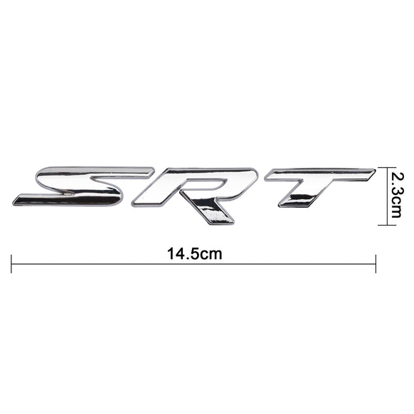 Emblema adesivo SRT portellone posteriore per badge coperchio bagagliaio Dodge Durango Charger Challenger