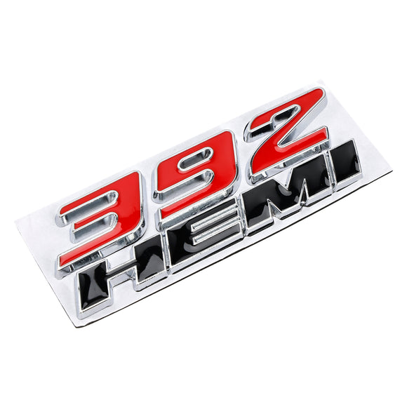 Emblemas de calcomanías Hemi laterales 392 para guardabarros 3D para Dodge RAM Charger Challenger JEEP Chrysler Badge