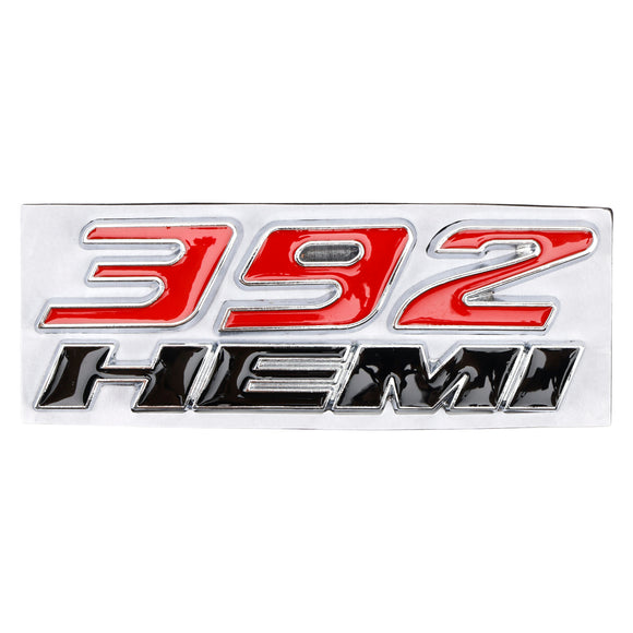 Emblemas de calcomanías Hemi laterales 392 para guardabarros 3D para Dodge RAM Charger Challenger JEEP Chrysler Badge