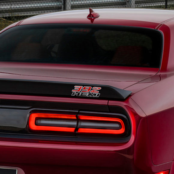 Emblemas de calcomanías Hemi laterales 392 para guardabarros 3D para Dodge RAM Charger Challenger JEEP Chrysler Badge