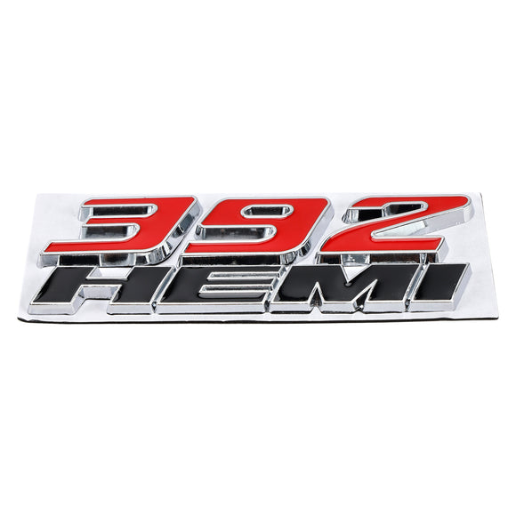 Emblemas de calcomanías Hemi laterales 392 para guardabarros 3D para Dodge RAM Charger Challenger JEEP Chrysler Badge