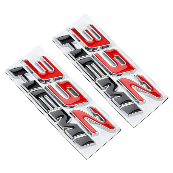 Emblemas de calcomanías Hemi laterales 392 para guardabarros 3D para Dodge RAM Charger Challenger JEEP Chrysler Badge