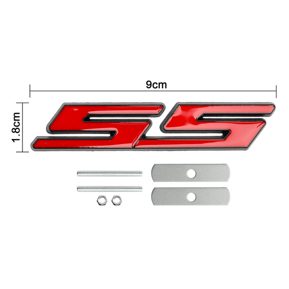 Front Grille SS Emblem for Chevrolet Chevy Camaro Impala Malibu Holden Decal Badge